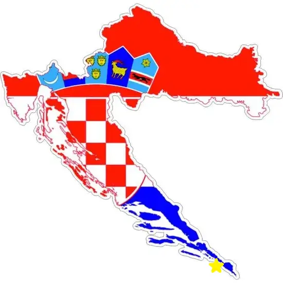 Carte Croatie Dubrovnik